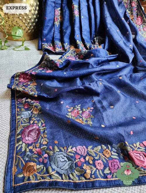 Premium Pure Munga Tussar Silk Saree – Classic & Luxurious